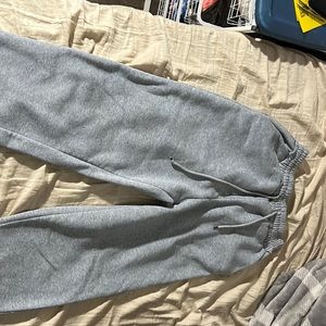 Grey sweats high waisted